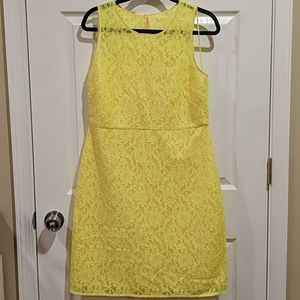 Stunning bright lace dress